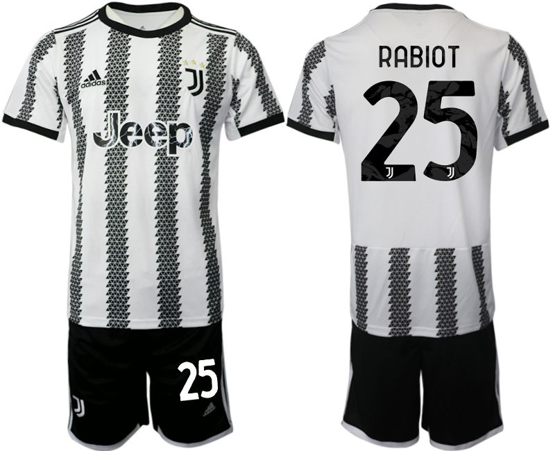 Men 2022-2023 Club Juventus FC home white #25 Soccer Jersey->juventus jersey->Soccer Club Jersey